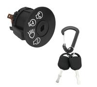 Interruptor de encendido para tractor cortacésped con llave - 5 terminales 925-04228 (A) | Fácil de instalar, larga vida útil | Compatible con MTD, Husqvarna, Ariens, Craftsman | Ahorra costos de
