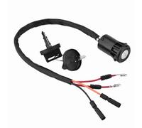 Interruptor de encendido PolyGen para TRX300 incluye 2 llaves y cables de enlace, se adapta a TRX300FW Fourtrax 1990-2000, interruptor de encendido de repuesto para ATV/motocicleta