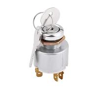 Interruptor de encendido universal 12V, Control automático 4 posiciones con llave, Interruptor arranque motor para coche moto embarcación maquinaria agrícola