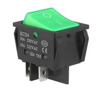 Interruptor de encendido verde compatible/de repuesto, botón de encendido/apagado, electrónica de repuesto de alta calidad adecuada para aspiradora Numatic 'Henry' Hoover Hetty James George Rocker