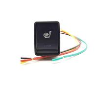 Interruptor de encendido y apagado de la calefacción del asiento del coche, botón pulsador con cable conector, compatible con Nissan Teana, Sylphy Interruptor Basculante Pulsador Momentáneo