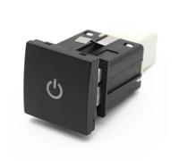 Interruptor de encendido y apagado de luz DRL para coche, pulsador de espejo, interruptor de música con cable apto para VW Jetta Golf 6 MK6 2006-2012(Power)