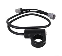 Interruptor de encendido y apagado del manillar de motocicleta para | Indicador LED azul, mejora la visibilidad nocturna, elegante complemento de manillar, control fácil de poner y quitar