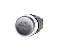 Interruptor de encendido y arranque del coche, botón de arranque y parada del motor 5N0959839, compatible con Tiguan Sharan 2011-2016 Botón de arranque del motor Cerradura de encendido