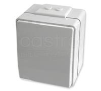 Interruptor de escalera gris 16A 250V Estanco Serie 48 - EFAPEL