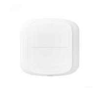 Interruptor de escena inalámbrico para zigbee para hogar inteligente, controlador de pared de doble botón para luces y dispositivos, módulo de interruptor ABS de baja potencia, diseño compacto blanco