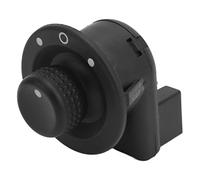 Interruptor de Espejo de Puerta Lateral, KIMISS 255704649R Interruptor de Control de Espejo Retrovisor de Puerta Lateral ABS Reemplazo para Master Twingo Megane Trafic