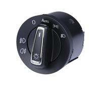 Interruptor de faro Compatible Con Skoda Para Fabia Para Combi Tour NJ Para Octavia 5E Para Scout 3 MK3 2015-2021 Interruptor De Control De Faros Antiniebla De Coche 5E0 941 431D