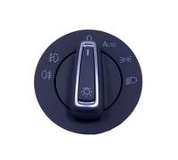 Interruptor De Faro Cromado, Ajuste Automático Compatible Con Golf MK7 5GG 941 431 D 5GG9941431D Interruptor de luces de coche