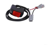 Interruptor de faro delantero para Surron para luz Bee S Play | Compatible con Surron para Light Bee X, S, X160, X260, ajuste preciso, indicador LED rojo, acabado negro