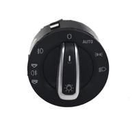Interruptor de Faro Interruptor Control Lámpara Antiniebla Faros Delanteros Cromados Compatible Con Q7 2005-2013 Para S6 C6 4F 2006-2011 4FD 941 531A 4F1 941 531E