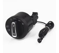 Interruptor de Faro Módulo Interruptor Luz Antiniebla Faro Cromado Coche Compatible Con VW Para Tiguan Para Passat 5GG941431D(PQ)