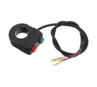 Interruptor de Faro y Bocina para Manillar 7/8, Aleación Negra | Control Combinado, Conectores Estandarizados, Tacto Claro y Montaje Fácil, para Motocicleta y Scooter Eléctrico