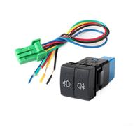 Interruptor de faros delanteros, 1 paquete de botón LED de encendido para puerta trasera, control de luz antiniebla Ea-sy Install OE Fit para Toyota LC300 Prado para CAMRY(B)