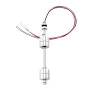 Interruptor de flotador doble de acero inoxidable 304, controlador de nivel de líquido, interruptor de nivel de líquido alto y bajo(0-150mmLength 150mmHook 2mm)