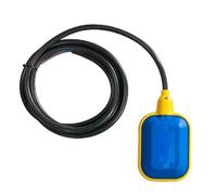 Interruptor de Flotador KEY, Sensor de Nivel de Agua Press Control para Bomba con Contrapeso, para Agua Limpia y Sucia, Sensor de Inundación, Made in Italy (Cable 10 m)