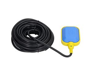 Interruptor de Flotador Regulador de Líquido Resistente Al Agua y Respetuoso con el Medio Ambiente para Cacerola de Aceite de Piscina, Cable Sellado de Cobre ABS de 15M a 15M