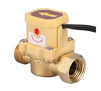 Interruptor de Flujo de Agua, Interruptor de Flujo de Agua 220V G1/2-G1/2 Rosca Bomba de Agua Sensor de Flujo Ajustable Interruptor de Control Automático de Presión, Sensores de