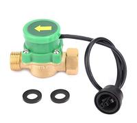 Interruptor de flujo de agua, rosca G1 / 2-G1 / 2 Interruptor de control de flujo de agua 220V Bomba de agua Sensor de flujo Presión Interruptor de control de flujo automático