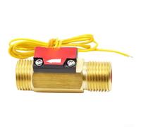 Interruptor de flujo de cobre G1/2 con sensor de láminas para monitoreo de caudal entre 1,5 y 30 litros por minuto
