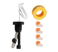 Interruptor de flujo de repuesto para clorador de sal Intellichlor IC40 IC20 IC15 IC60, compatible con número de pieza 520736, incluye cinta de arandela de cable y botones