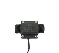 Interruptor de Flujo en línea Tipo Deflector PA66 Nylon BSPP G1/2 Interruptor de Sensor 2-30L/Min 250V DC 70W 2 Cables
