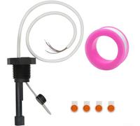 Interruptor de flujo para generador de clorador de sal compatible con modelos IC-15 IC-20 IC-40 IC-60 FQ12 50 mm sensor para detección de flujo de agua de piscina 2 (rosa)