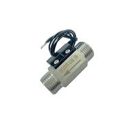 Interruptor de flujo SUS304, interruptor de contactrón, interruptor magnético de sensor 1,5-12 L/min 5-36 V 10 W, 2 cables Saier sensor