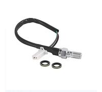 Interruptor de freno hidráulico de motocicleta, M10x1.0 Interruptor de luz de freno trasero reforzado bomba hidráulica de manguera de aceite de motocicleta universal(Derecho)