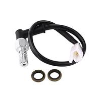 Interruptor de freno KIMISS, perno hueco del interruptor de luz trasera de presión de freno hidráulico de motocicleta universal(M10*1MM)