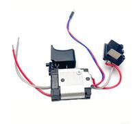 Interruptor de gatillo de metal con control de velocidad y luz LED para herramientas eléctricas de taladro eléctrico inalámbrico, pieza de repuesto de botón de 41 x 62 x 27 mm