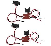 Interruptor de gatillo de repuesto para sierra sable |Control de velocidad continuo con iluminación y marcha atrás |Sierra eléctrica de litio de 12 V - 21 V/Sierra alternativa