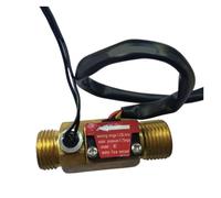 Interruptor de humedad con sensor de flujo de latón + medidor de flujo digital con pantalla LCD