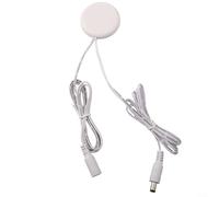 Interruptor de inducción de barrido manual de 12 V 24 V para iluminación de gabinete con función de atenuación y soporte de penetración de material (cabeza CC blanca)