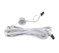 Interruptor de inducción de cuerpo humano Sensor PIR para luces LED de 12 V 24 V con cable de extensión de 5 m, controlador de detector de movimiento para escaleras, pasillo, armario, sistema de
