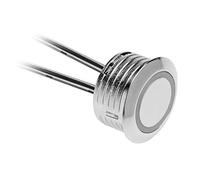 Interruptor de intensidad de 12 V CC, cromado, tira LED ajustable, controlador de brillo