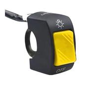Interruptor de intermitentes 2/1 Piezas Interruptor Manillar Interruptor Motocicleta Botón Control Encendido Apagado Montaje Manillar Lámpara Señal Faro Control Interruptores Modificados Accesorios