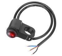 Interruptor de intermitentes Botón Interruptor Luz Aleación Aluminio 12 V Para Manillar Motocicleta Interruptor Encendido/apagado Faro Antiniebla Luz Posición Interruptor Arranque Encendido