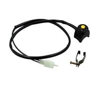 Interruptor de intermitentes Interruptor Apagado Motocicleta Botón Pulsador Rojo Universal Manillares 22 Mm Accesorios Arranque Apagado Del Motor Interruptor Encendido Arranque
