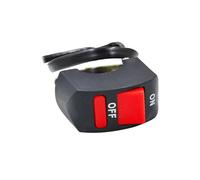 Interruptor de intermitentes Interruptor De Apagado De Llama Universal Para Manillar De Motocicleta Botón De Encendido Y Apagado Para Moto Interruptor De Encendido Momentáneo De 12 V/10 A