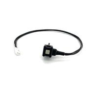 Interruptor de intermitentes Interruptor Parada Emergencia Para Motor Motocicleta Conector Apagado Llama En El Manillar Botón Luz Encendido Apagado Interruptor Momentáneo Universal Para Motocicleta