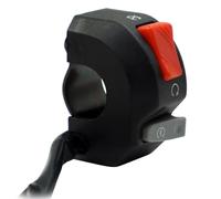 Interruptor de intermitentes Interruptor Universal Manillar Motocicleta 7/8 Pulgadas Faro Antiniebla Bocina Interruptor Arranque Apagado Botón Encendido Apagado 12 V Vehículos Todo Terreno Scooters