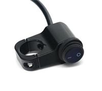 Interruptor de intermitentes Interruptores Aleación Aluminio Motocicleta 7/8" 16 A Interruptor Faro Delantero 22 Mm 3 Cables Con Interruptor Terminación Encendido De Luz Botón De Motocicleta