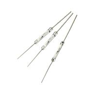 Interruptor de láminas de inducción 5 interruptores de láminas retardantes llama N/O, interruptor magnético 2 mm × 14, inducción normalmente abierto