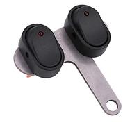 Interruptor de Lámparas de Cabezales de Motocicleta, LED de 12 V Encendido Apagado de Control de Manillar Indicador Impermeable Tamaño Compacto Ajuste Universal para (Tipo B)