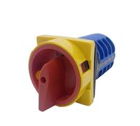 Interruptor de leva 690 V 32 A con candado, interruptores giratorios de conmutación, encendido/apagado, 2 posiciones, 4 polos, YMW26-32/4GS, 1 unidad
