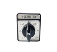 Interruptor de leva CA10 voltímetro trifásico 4 cables 7 posiciones 20A 690V Selector giratorio de cambio 12 terminales LW26 YMW26, Piezas