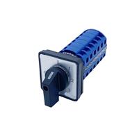 Interruptor de leva control selectivo doble cable, 7 posiciones, 6 polos, 20 A, 660 V, universal, conmutado por voltaje, LW26-20/6, 0-6