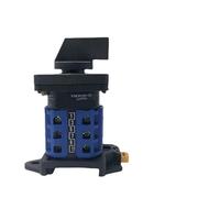 Interruptor de leva de 2/3/4/6/7 posiciones, 20 A, 660 V, 3 polos, interruptores de conmutación rotativos LW26-20, LW28-20, YMW26-20/3, 1 unidad(AUTO-OFF-MAN)