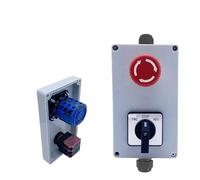 Interruptor de leva de 20A, pulsador de parada de emergencia eléctrico trifásico hacia adelante y hacia atrás, 10A NC, 1 Uds.
